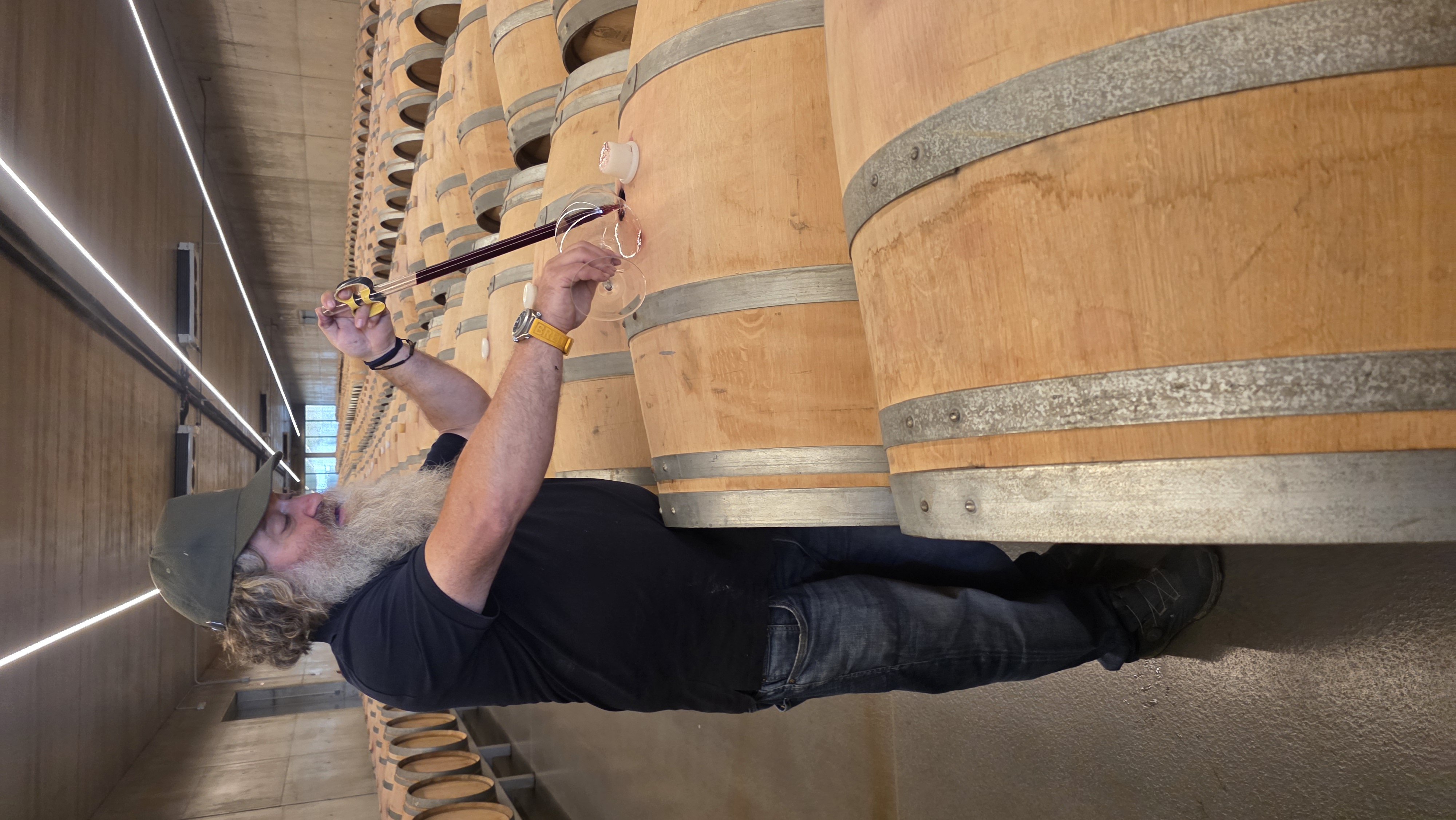 Raúl Pérez en su bodega