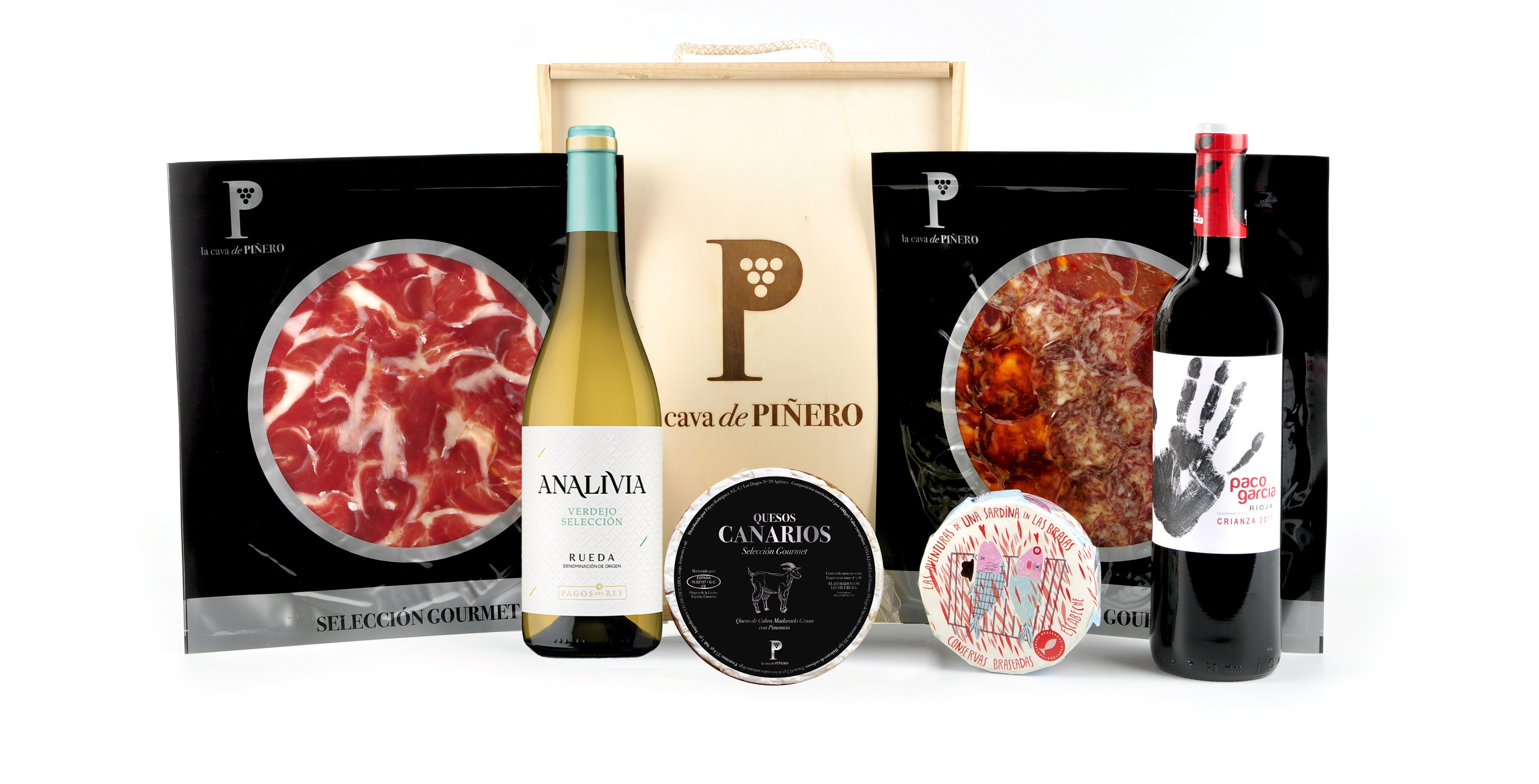 Surtido la Caja de madera Piñero surtido 2