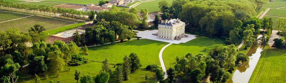 Vista aérea Château Margaux