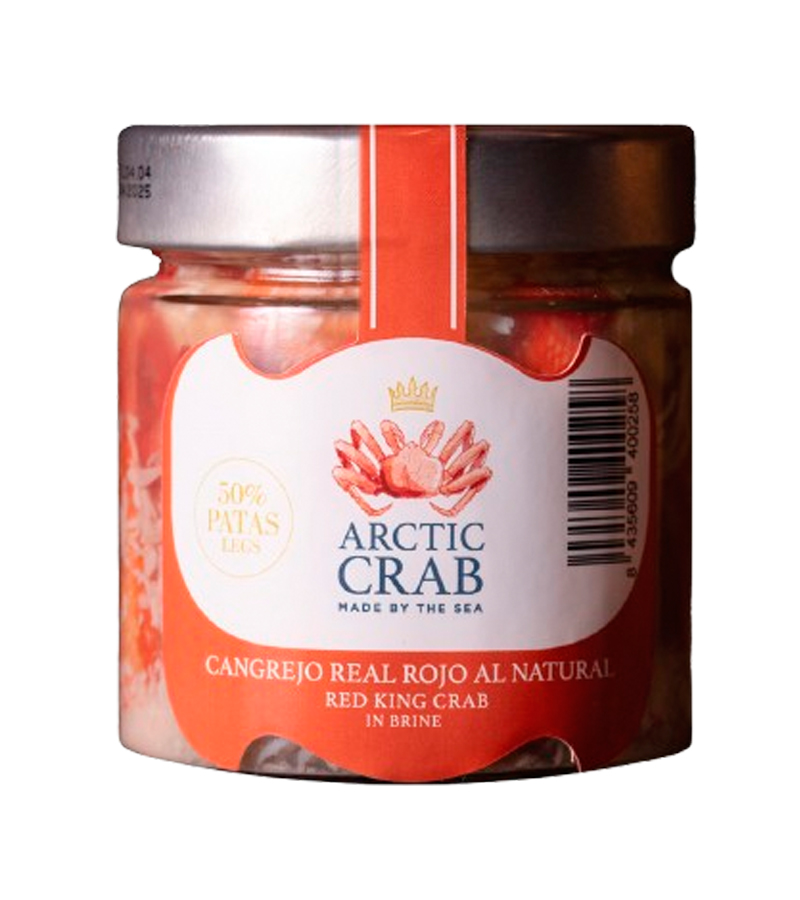 Cangrejo Real al Natural (50% patas - 50% carne) Artic Crab 230 gr.