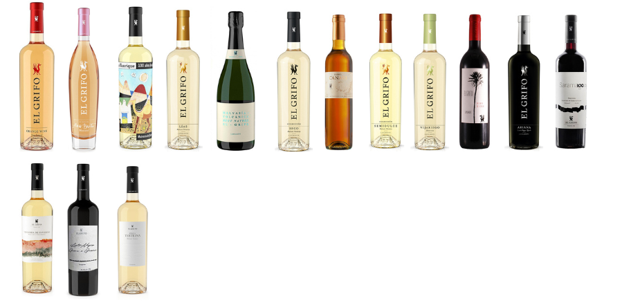 vinos de Bodegas El Grifo