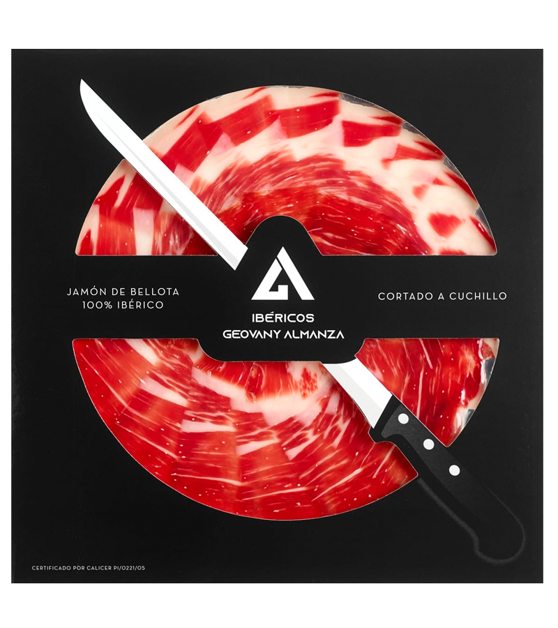 Jamón Bellota 100% Ibérico Geovany Almanza (Loncheado 100 gr.)