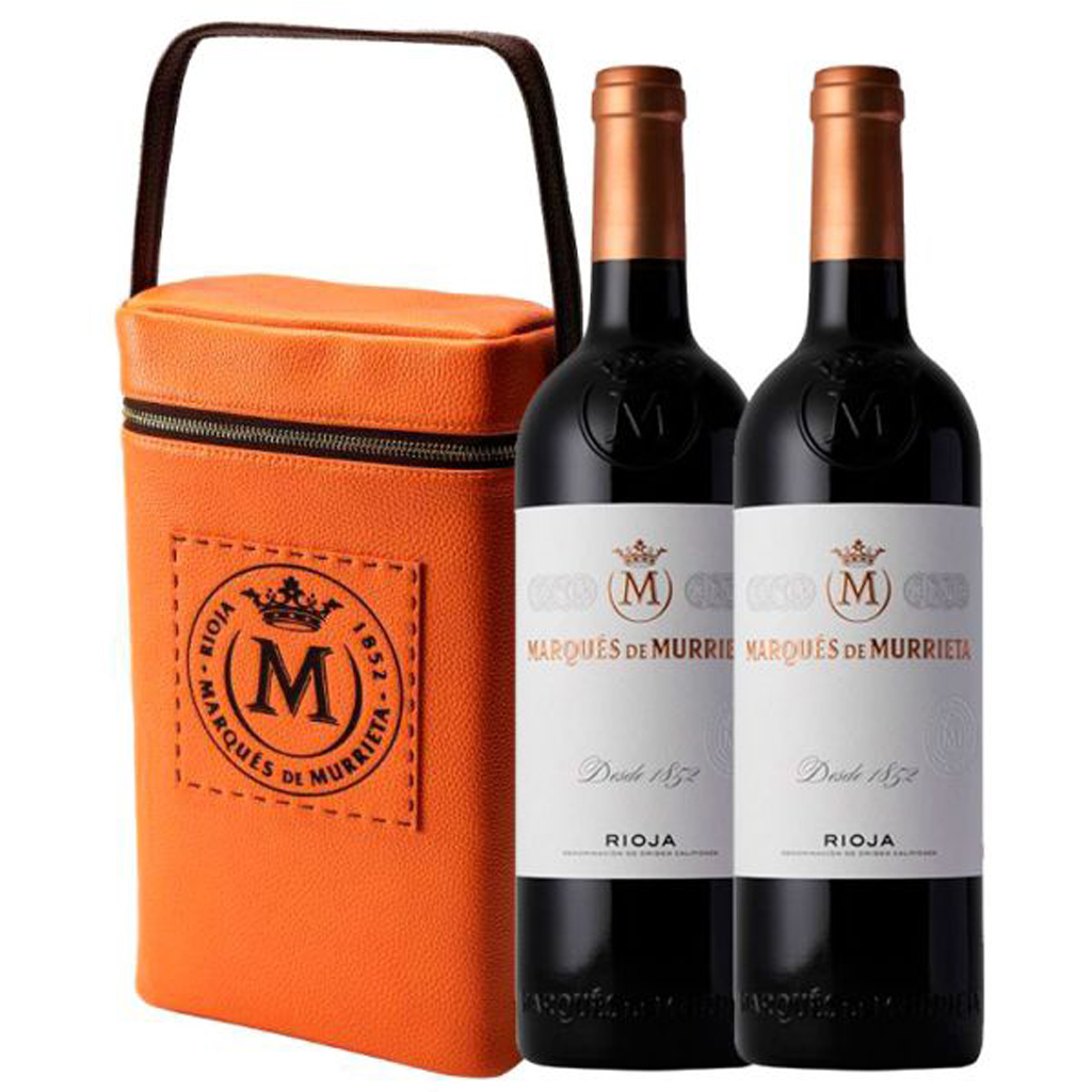 Marqués de Murrieta Estuche Artesano Piel 2 Bot.