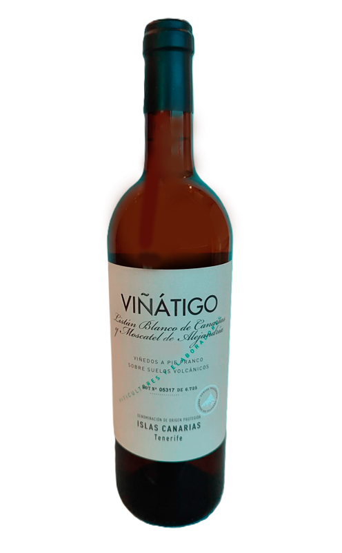  Viñátigo Listán Blanco y Moscatel Afrutado (75 cl)